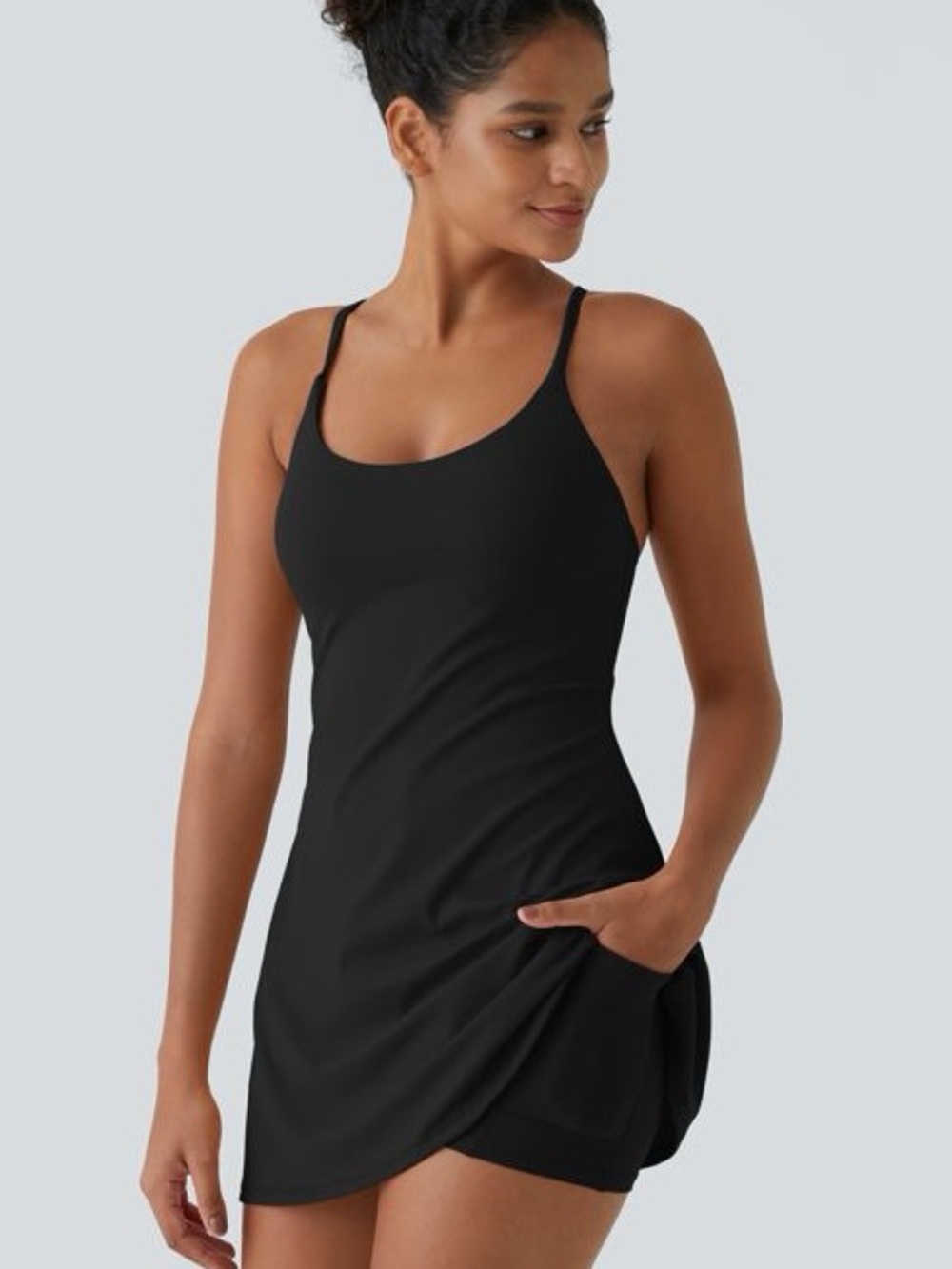 HALARA Black Active Dress with Halara Branded Tag